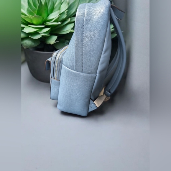 Michael Kors Maisie Medium Pebbled Leather 2-in-1 Backpack Denim (NWT) - Picture 9 of 12